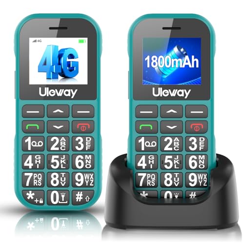 Tosaju 4G Seniorenhandy Ohne Vertrag Tastenhandy Mobiltelefon für Senioren Rentner 1800mAh Batterie mit Großen Tasten Mobiltelefon Einfach Großtastenhandy mit Ladestation SOS Notruftaste Tosaju 4G Seniorenhandy Ohne Vertrag Tastenhandy Mobiltelefon für Senioren Rentner 1800mAh Batterie mit Großen Tasten Mobiltelefon Einfach Großtastenhandy mit Ladestation SOS Notruftaste von Tosaju