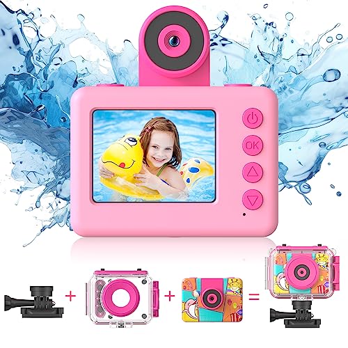 Tosaju Kinder Aktion Kamera Digitalkamera Videokamera Wasserdicht Helmkamera für Kinder Outdoor 20 MP HD 1080P Kinderkamera Selfie Unterwasser Kamera mit 2,0 Zoll Bildschirm 32GB SD-Karte Tosaju Kinder Aktion Kamera Digitalkamera Videokamera Wasserdicht Helmkamera für Kinder Outdoor 20 MP HD 1080P Kinderkamera Selfie Unterwasser Kamera mit 2,0 Zoll Bildschirm 32GB SD-Karte von Tosaju