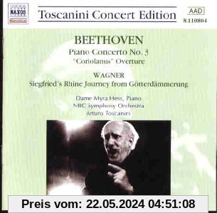 Toscanini Concert Edition: Beethoven (Piano Concert No. 3)/ Wagner (Aufnahme Rockefeller Centre New York 24.12.1946) von Toscanini