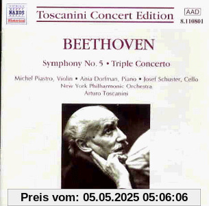 Toscanini Concert Edition: Beethoven (Symphony No. 5/ Triple Concerto) (Aufnahmen Carnegie Hall New York 1933 / 1942) von Toscanini