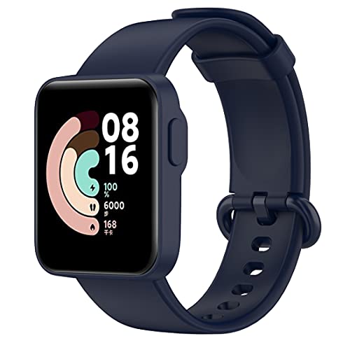 Tosenpo Armband für Xiaomi Mi Watch Lite, Ersatzband aus Silikon, wasserdicht, Sport für Xiaomi Mi Watch Lite/Red Mi Watch Lite (blau) von Tosenpo