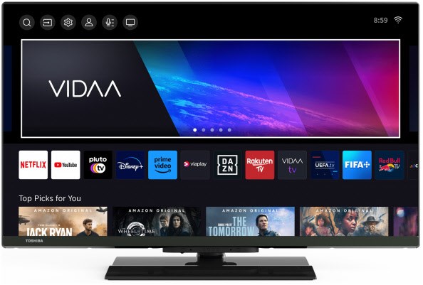 32LV3E63DA 80 cm (32") LCD-TV mit LED-Technik schwarz / E von Toshiba