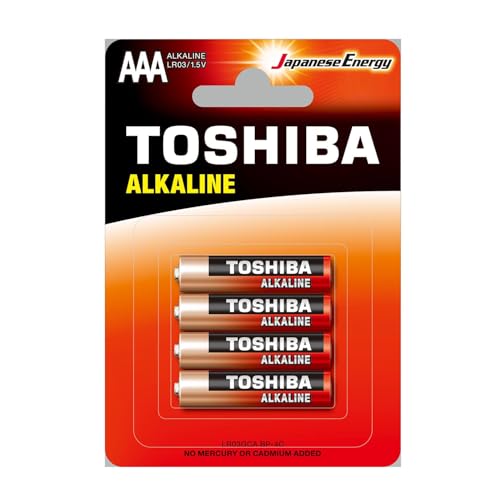 BATERÍAS TOSHIBA AAA RED ALKALINA LR03GCA BP-4C LR03 Blister DE 4 BATERÍAS TOSHIBA AAA RED ALKALINA LR03GCA BP-4C LR03 Blister DE 4 von Toshiba