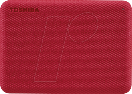HDTCA10ER3AA - Toshiba Canvio Advance 1 TB, USB 3.0, rot von Toshiba