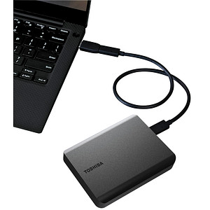 TOSHIBA Canvio Basics 1 TB externe HDD-Festplatte schwarz von Toshiba