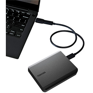 TOSHIBA Canvio Basics 4 TB externe HDD-Festplatte schwarz von Toshiba