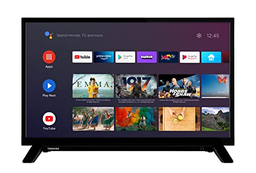 Toshiba 24WA2063DAZ 24 Zoll Fernseher/Android Smart TV (HD Ready, HDR, Google Play Store, Google Assistant, Triple-Tuner, Bluetooth) [2023] von Toshiba
