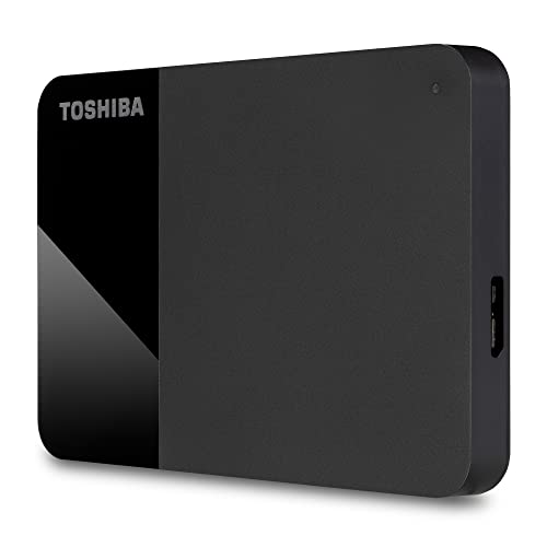 Toshiba 2TB Canvio Ready - tragbare externe 2,5-Zoll-Festplatte mit SuperSpeed USB 3.2 Gen 1, kompatibel mit Microsoft Windows 7, 8 und 10, schwarz (HDTP320EK3AA) von Toshiba