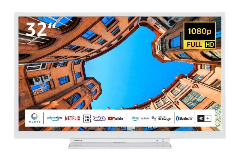 Toshiba 32LK3C64DAW LCD-LED Fernseher (80 cm/32 Zoll, Full HD, Smart TV, HDR, Triple-Tuner, Alexa Built-In, 6 Monate HD+ inklusive) von Toshiba