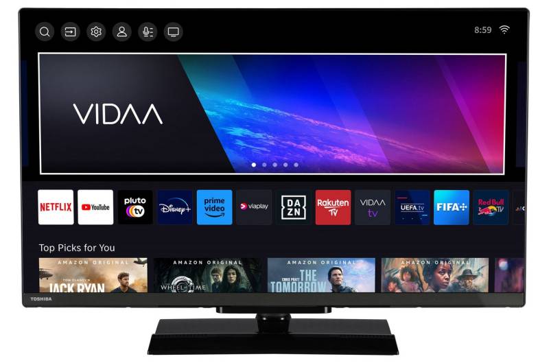 Toshiba 32WV3E63DAZ LCD-LED Fernseher (80 cm/32 Zoll, HD-ready, VIDAA Smart TV, HDR, Triple-Tuner, Bluetooth, VIDAA U6, Dolby Audio, Alexa-fähig) von Toshiba