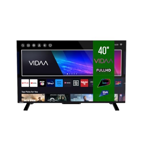 Toshiba 40 Zoll Fernseher/VIDAA Smart TV (Full HD, HDR, Triple-Tuner, Bluetooth, Dolby Audio) 40LV2E63DA von Toshiba