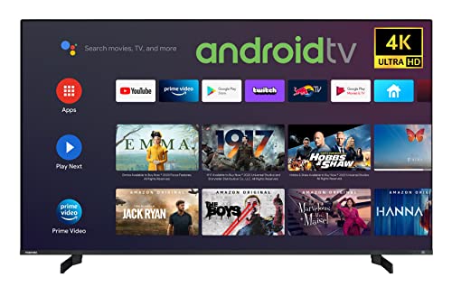 Toshiba 43UA5D63DGY 43 Zoll Fernseher / Android TV (4K Ultra HD, HDR Dolby Vision, Smart TV, Play Store & Google Assistant, Triple-Tuner, Bluetooth) [2023], schwarz von Toshiba