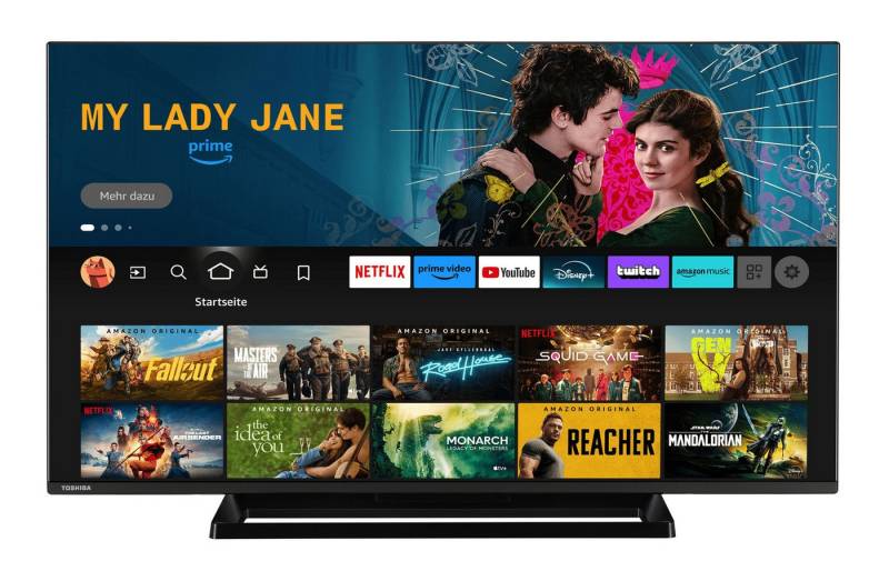 Toshiba 43UF3F63DAZ LCD-LED Fernseher (108 cm/43 Zoll, 4K Ultra HD, Fire TV, HDR Dolby Vision, Triple-Tuner, Alexa Built-In, Sound by Onkyo) von Toshiba