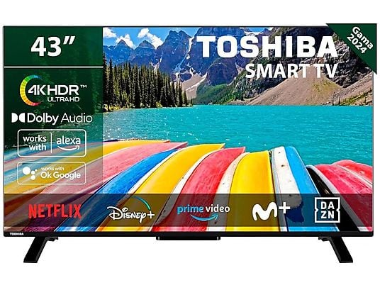 Toshiba 43UV2363DG Fernseher 109,2 cm (43) 4K Ultra HD Smart-TV WLAN Schwarz 250 cd/m² (43UV2363DG) von Toshiba