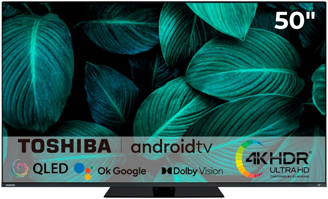 Toshiba 50QA7D63DG LED-Fernseher (126 cm/50 Zoll, 4K Ultra HD, Android TV, Smart-TV) von Toshiba