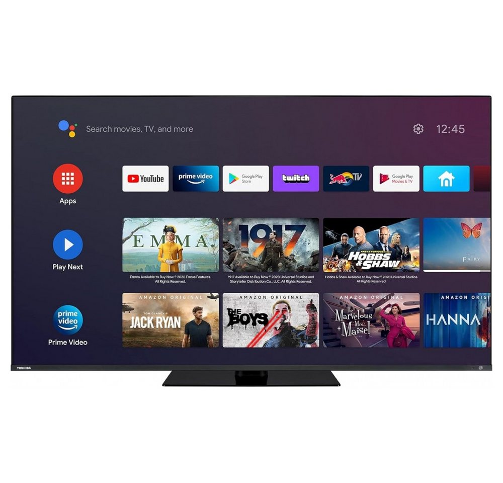 Toshiba 55QA7D63DG LED-Fernseher (55 Zoll, Android TV, Google TV, Smart-TV) von Toshiba