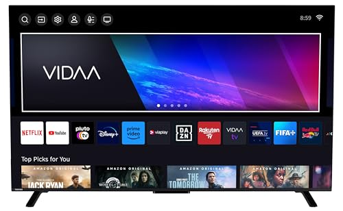 Toshiba 65QV2363DAW 65 Zoll QLED Fernseher/VIDAA Smart TV (4K UHD, HDR Dolby Vision, Triple-Tuner, Dolby Audio) [2024] von Toshiba