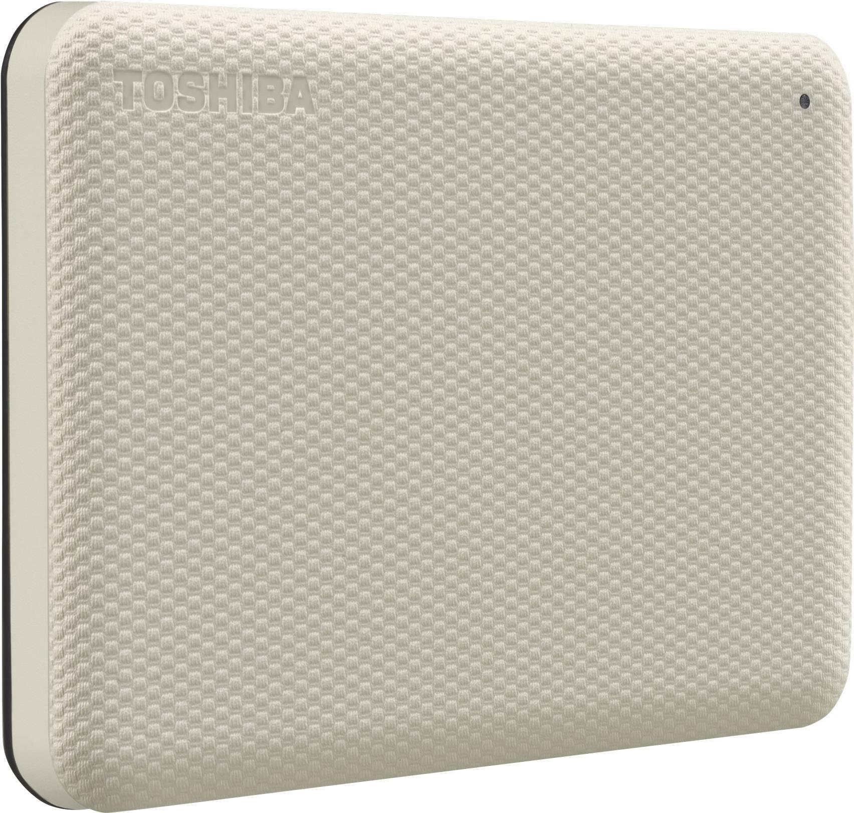 Toshiba Canvio Advance - Festplatte - 2 TB - extern (tragbar) - 2.5 (6.4 cm) - USB 3.2 Gen 1 - hellbeige von Toshiba