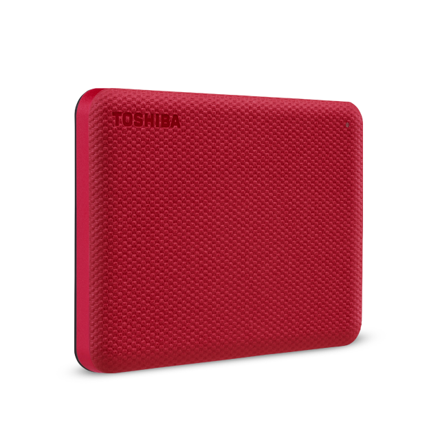 Toshiba Canvio Advance - Festplatte - 4 TB - extern (tragbar) - 2.5 (6.4 cm) - USB 3.2 Gen 1 - Rot von Toshiba