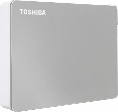 Toshiba Canvio Flex 4TB Externe Festplatte 6.35cm (2.5 Zoll) USB 3.2 Gen 1 Silber HDTX140ESCCA von Toshiba