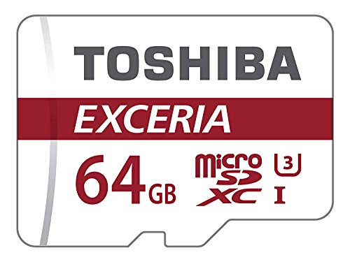 Toshiba EXCERIA M302-EA Micro SDXC 64GB UHS-I Klasse 10 Speicherkarte (bis zu 90MB/s lesen) von Toshiba