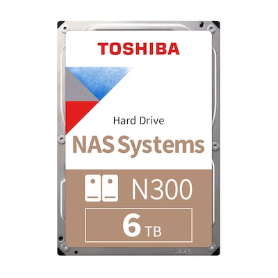Toshiba N300 HDWG460UZSVA 6TB 256MB 7.200rpm 3,5 Zoll SATA 6 Gbit/s Bulk Toshiba N300 HDWG460UZSVA 6TB 256MB 7.200rpm 3,5 Zoll SATA 6 Gbit/s Bulk von Toshiba