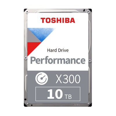 Toshiba X300 Performance HDWR11AUZSVA 10TB 256MB 7.200rpm SATA600 Bulk von Toshiba