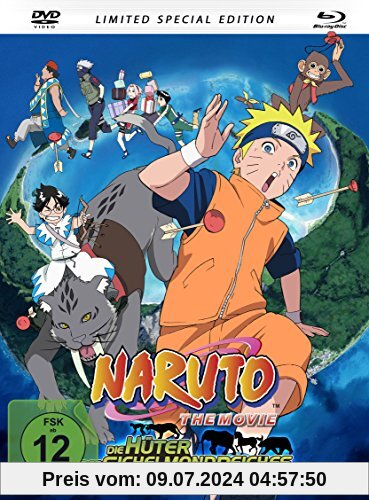Naruto the Movie 3 - Die Hüter des Sichelmondreiches - Limited Special Edition - Mediabook (DVD+Blu-ray) von Toshiyuki Tsuru