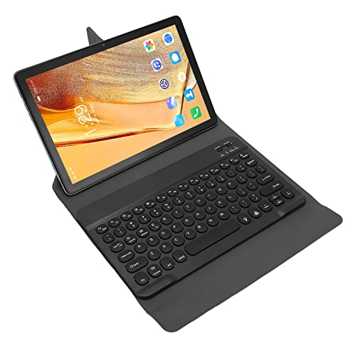 10,1 Zoll Android11 Tablet, 2 in 1 Tablets mit RGB Tastatur und Maus, Stift, Octa Core 12 GB RAM 256 GB ROM, IPS HD Display, 12MP+24MP Kamera, 2,4G/5G WiFi, BT5.0, 4G LTE Tablet (Hellblau) von Tosuny