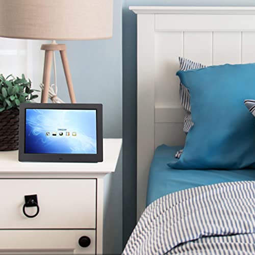 10,1 Zoll Digitaler Bilderrahmen, 1080P HD Digitaler Bilderrahmen mit IPS-Vollbildbildschirm, Bewegungssensor, Musik, Video, Fernbedienung, Zum Sofortigen Teilen von Momenten 10,1 Zoll Digitaler Bilderrahmen, 1080P HD Digitaler Bilderrahmen mit IPS-Vollbildbildschirm, Bewegungssensor, Musik, Video, Fernbedienung, Zum Sofortigen Teilen von Momenten von Tosuny