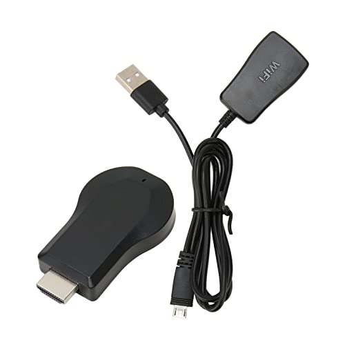 1080P Wireless HDMI Display Adapter, WiFi Mobile Screen Mirroring Receiver, Unterstützt Airplay/Miracast/DLNA, Streaming von Video/Audio auf TV/, für Android 1080P Wireless HDMI Display Adapter, WiFi Mobile Screen Mirroring Receiver, Unterstützt Airplay/Miracast/DLNA, Streaming von Video/Audio auf TV/, für Android von Tosuny
