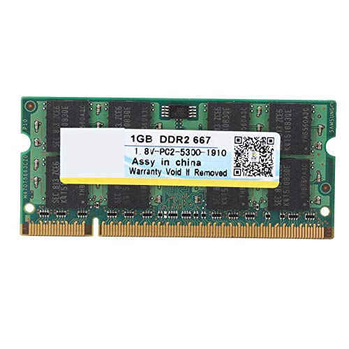 1GB DDR2 667MHz PC2-5300 Desktop DDR2 Speicher RAM Modul für Laptop Kompatibel für Intel, für AMD Motherboard (200pin) von Tosuny