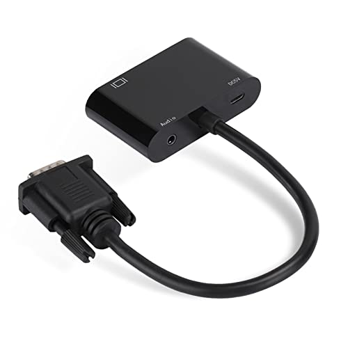 2-in-1-Dockingstation VGA-zu-HDMI-VGA-HD-Videokonverter-Kabeladapter, 4K * 2K-VGA-zu-HDMI-VGA-Konverter mit Leistungsstarkem HD-Chip, VGA-zu-HDM-ICable für HD-Projektor, Fernseher, PC, Laptop Weit 2-in-1-Dockingstation VGA-zu-HDMI-VGA-HD-Videokonverter-Kabeladapter, 4K * 2K-VGA-zu-HDMI-VGA-Konverter mit Leistungsstarkem HD-Chip, VGA-zu-HDM-ICable für HD-Projektor, Fernseher, PC, Laptop Weit von Tosuny