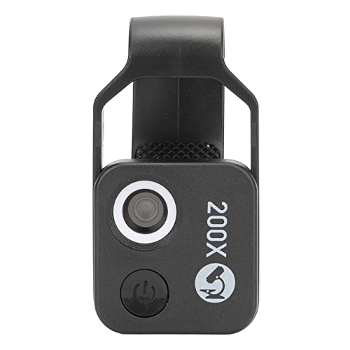 200X Telefon Taschenmikroskop, Universelles Clip Telefonmikroskop mit LED Licht und CPL Polarisator, Tragbares Digitales Mikroskop, Kompatibel mit IOS und Android Smartphones 200X Telefon Taschenmikroskop, Universelles Clip Telefonmikroskop mit LED Licht und CPL Polarisator, Tragbares Digitales Mikroskop, Kompatibel mit IOS und Android Smartphones von Tosuny