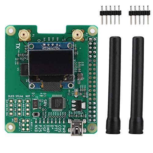 Tosuny 2019 V1.3 für MMDVM HS-Dual-Hat-Duplex-Hotspot-Modul + OLED-Display + UHF/VHF-Antennenunterstützung für P25 / DMR/YSF von Tosuny