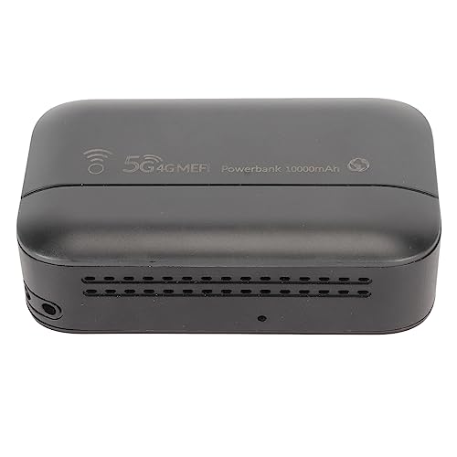 4G LTE Wireless Netzwerk Router, Freigeschalteter Mobiler 5G WLAN Hotspot, 300 Mbps WLAN Modemrouter mit SIM Kartensteckplatz, Integrierter 10000 mAh Powerbank, für Unterwegs von Tosuny