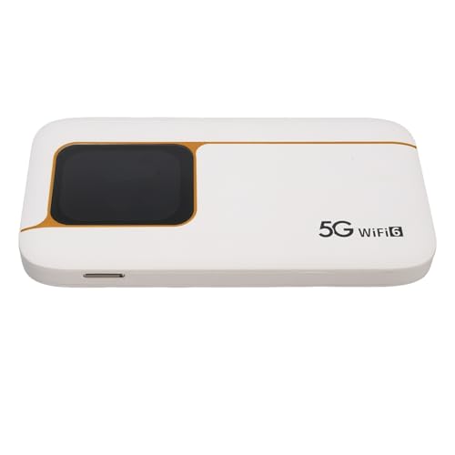 5G Mobile Hotspot WiFi 6 Router - Tragbarer WiFi Hotspot für Reisen, Unterstützt 16 Geräte mit Globalen Bands, 2,77 Gbit/S Download Geschwindigkeit (Keine SIM enthalten). von Tosuny