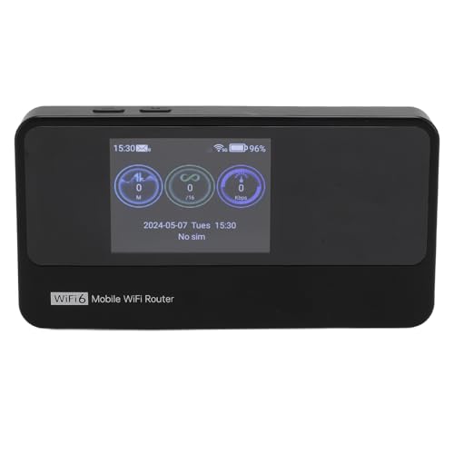 5G WiFi Mobile Hotspot, 5G WiFi6 Router mit SIM Kartensteckplatz, 5G Modem Wireless Router, 16 Verbundene Geräte, Bluetooth5.1, Powerbank Funktion,Tragbares WiFi Gerät für Reisen von Tosuny