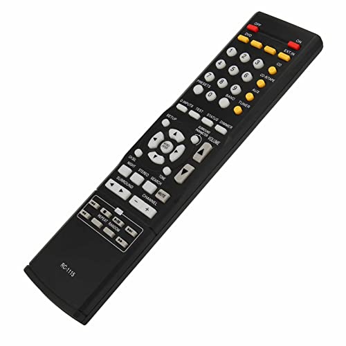 AVR 390 Fernbedienung Ersatz für AVR 591 AVR 1312 AVR 2805 AVR 2806 AVR 2807 AV Surround Receiver, RC 1115 Ersetzte Steuerung, Einfach zu Bedienen von Tosuny