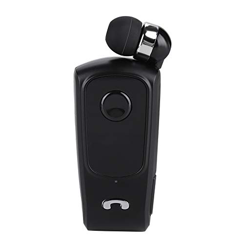 Bluetooth 4.1 Kopfhörer im Ohr, HD Noise Reduction Bluetooth Headset, kabelloser Sport-Lauf-Ohrhörer, einziehbarer Freisprech-Kopfhörer für Telefon, Business-Kragen-Clip-Stil, mit Anti-Lost-Funktion von Tosuny