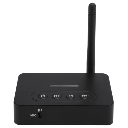Bluetooth 5.1 Audio Empfänger Sender 2 in 1, Bluetooth HiFi Audio Adapter mit AUX und RCA, Unterstützt NFC Funktion, mit Fernbedienung, für Heim- und Auto Stereoanlagen von Tosuny
