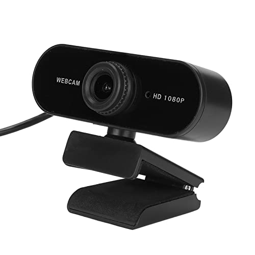 Computerkamera, 30 Fps Bildrate USB 2.0 1920 X 1080 1080P Webcamera 360 ° Drehbare Webcam mit Mikrofon, PC-Kamera für Win10, für Win7, für Vista, für XP, für (Echter 1080P-manueller Fokus) von Tosuny