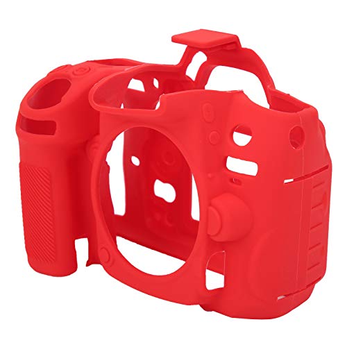 D7000 Hülle, Professionelle Silikon-Gummi-Kamerahülle, Kamera-Schutzhülle Hülle Stoßfest Ganzkörper-Schutzhülle für Nikon D7000 Kamerazubehör (Rot) von Tosuny