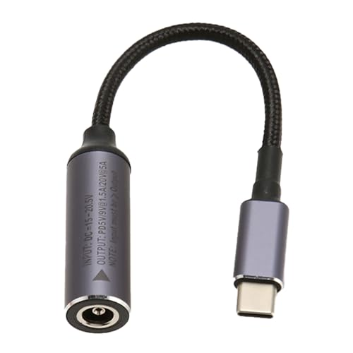 DC 6,5 Mm X 1,4 Mm auf USB C Stromladekabel, DC Buchse auf USB C Stecker, PD Ladekabel, 100 W DC6514 auf USB C Kabel für Laptops, Tablets, Telefone, PCs von Tosuny