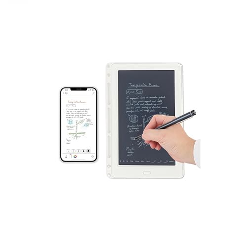 Digitales Notizbuch mit Stift - Elektronisches Notizbuch mit Stift, Bluetooth 5.0 Smart Pen mit OCR, Echtzeit Synchronisation mit IO S/Android, Papierbildschirmfreigabe und Digitales Notizbuch mit Stift - Elektronisches Notizbuch mit Stift, Bluetooth 5.0 Smart Pen mit OCR, Echtzeit Synchronisation mit IO S/Android, Papierbildschirmfreigabe und von Tosuny