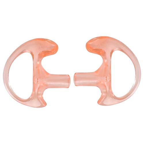 Ersatz-Ohrhörer-Ohrstöpsel von Earmold in Rosa Universal-Zweiwegefunk-Ohrmuschel-Ersatz-Silikon-Ersatz-Ohreinsatz Geeignet für die meisten Spulenrohr-Audio-Kits für das Linke und das rechte Ohr(M) von Tosuny