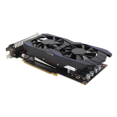 GTX550Ti Grafikkarte, 6GB 192BIT GDDR5 PCI E 2.0 Gaming Grafikkarte, Unterstützt DirectX11, 3D Stereo Display, Dual Fan HDMI VGA DVI Grafikkarte für Gaming PC von Tosuny