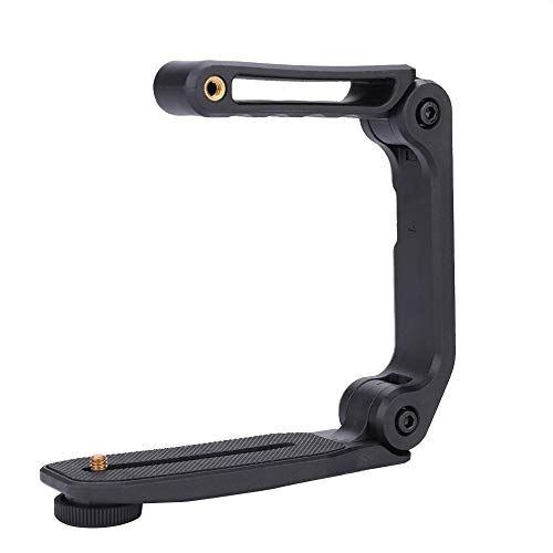 Handheld Stabilisator U-Form Videokamera Griff Video Aktion Handgriff Stabilisator Haltegriff Camcorder Halterung Tragehilfe für DSLR und Digitale Videokamera von Tosuny