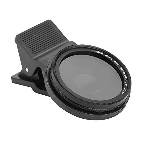 Handy Objektiv Filter, Handy Kamera Lens Kit, Teleobjektiv Filter, Universal Smartphone Linse, Objektiv 37mm CPL-Linsenfilter, für Mobiltelefon Smartphone, (ohne Clip) von Tosuny