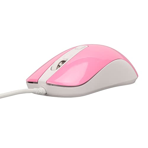 Kabelgebundene Gaming Maus, Optische USB Computermäuse mit RGB Hintergrundbeleuchtung, 3500 DPI Einstellbar, 4 Programmierbare Tasten, Plug and Play, Ergonomische Mute Maus für von Tosuny